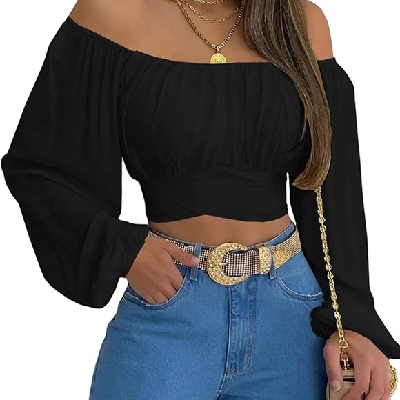 Tops - Women’s off the shoulder top